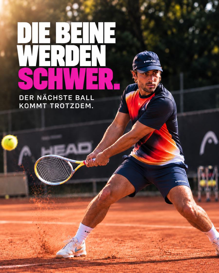 Die Beine werden schwer. Der nächste Ball kommt trotzdem.